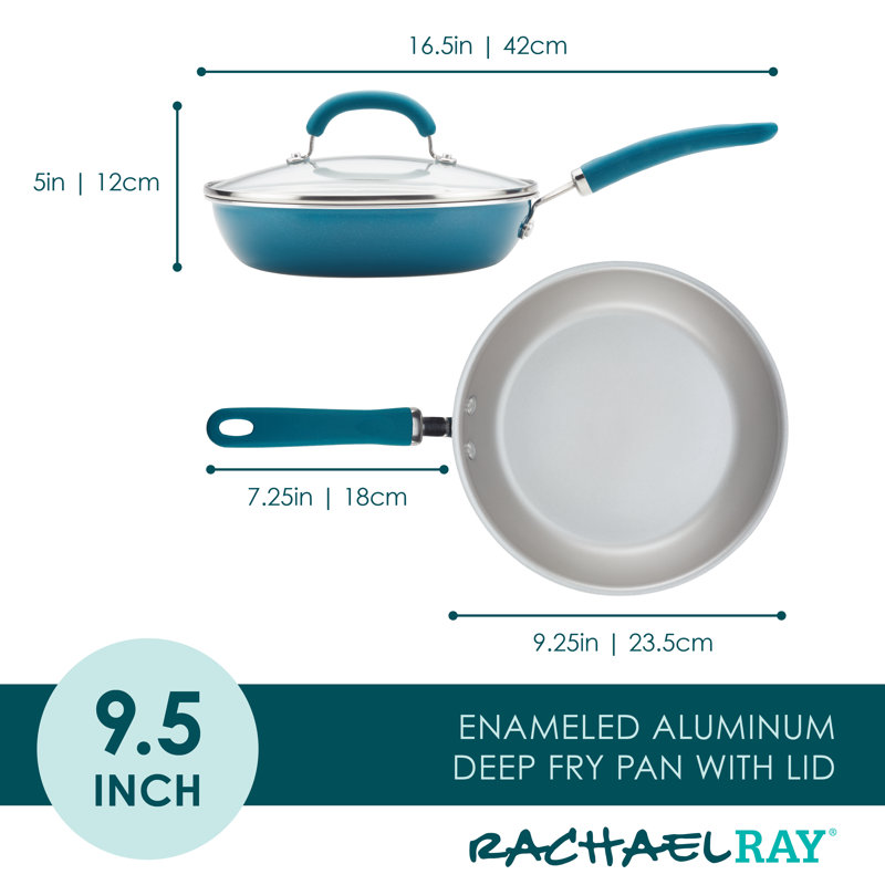 Rachael Ray Create Delicious Nonstick Induction Deep Frying Pan